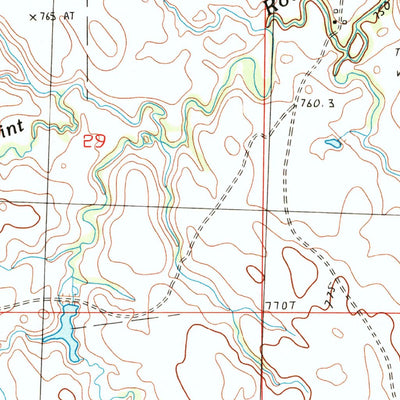 United States Geological Survey Faith SW, SD (1983, 24000-Scale) digital map