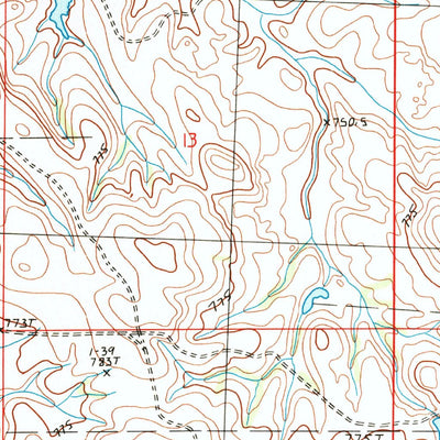 United States Geological Survey Faith SW, SD (1983, 24000-Scale) digital map