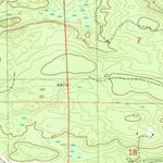 United States Geological Survey Faithorn, MI-WI (1982, 24000-Scale) digital map