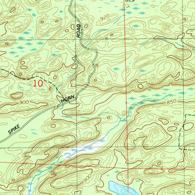 United States Geological Survey Faithorn, MI-WI (1982, 24000-Scale) digital map