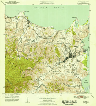 United States Geological Survey Fajardo, PR (1952, 30000-Scale) digital map