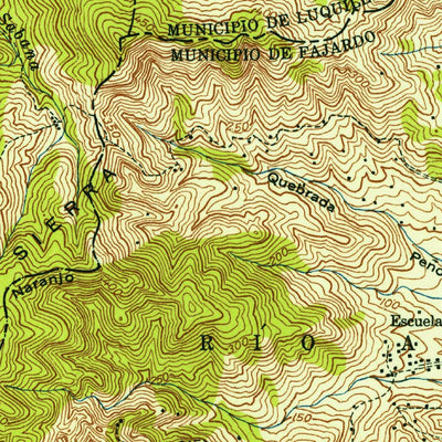 United States Geological Survey Fajardo, PR (1952, 30000-Scale) digital map