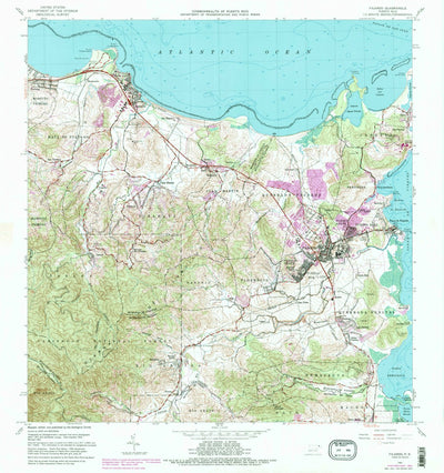 United States Geological Survey Fajardo, PR (1962, 20000-Scale) digital map