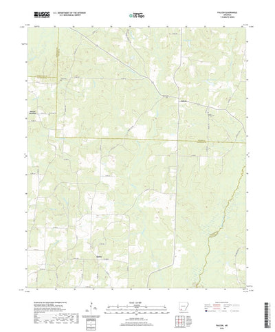 United States Geological Survey Falcon, AR (2020, 24000-Scale) digital map