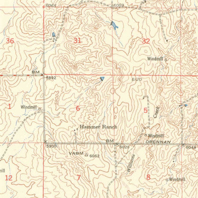 United States Geological Survey Falcon, CO (1948, 62500-Scale) digital map