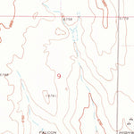 United States Geological Survey Falcon, CO (1961, 24000-Scale) digital map