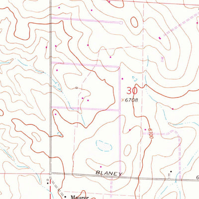 United States Geological Survey Falcon, CO (1961, 24000-Scale) digital map