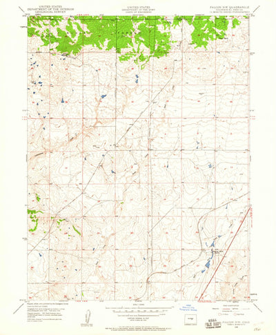 United States Geological Survey Falcon NW, CO (1948, 24000-Scale) digital map
