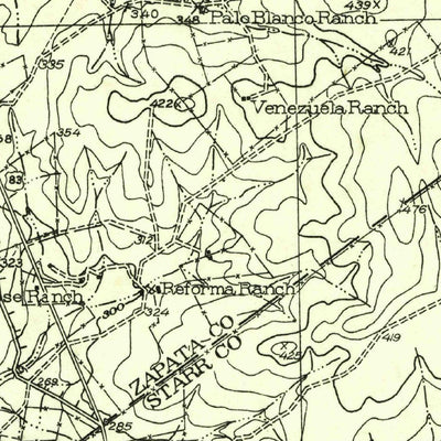 United States Geological Survey Falcon, TX (1938, 62500-Scale) digital map