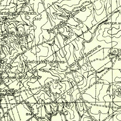 United States Geological Survey Falcon, TX (1938, 62500-Scale) digital map