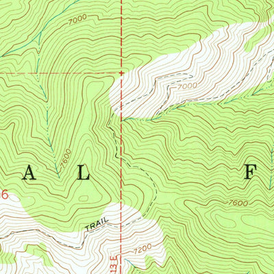 United States Geological Survey Falconberry Peak, ID (1963, 24000-Scale) digital map