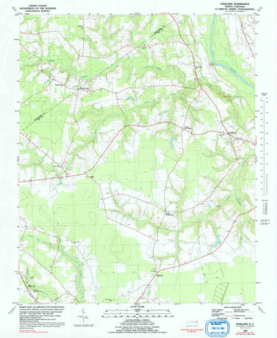 United States Geological Survey Falkland, NC (1980, 24000-Scale) digital map