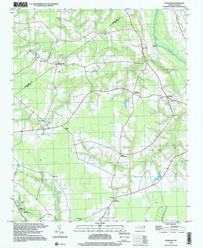 United States Geological Survey Falkland, NC (1997, 24000-Scale) digital map