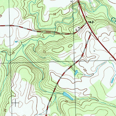 United States Geological Survey Falkland, NC (1997, 24000-Scale) digital map
