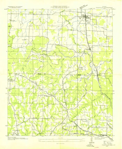 United States Geological Survey Falkville, AL (1927, 24000-Scale) digital map