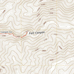 United States Geological Survey Fall Canyon, CA (2021, 24000-Scale) digital map
