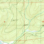 United States Geological Survey Fall Creek Lake, OR (1986, 24000-Scale) digital map