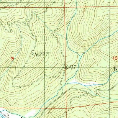 United States Geological Survey Fall Creek Lake, OR (1986, 24000-Scale) digital map