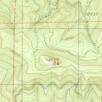 United States Geological Survey Fall Creek Lake, OR (1986, 24000-Scale) digital map
