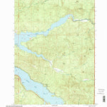 United States Geological Survey Fall Creek Lake, OR (1997, 24000-Scale) digital map