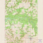 United States Geological Survey Fall Creek, WI (1972, 24000-Scale) digital map