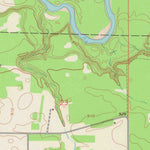 United States Geological Survey Fall Creek, WI (1972, 24000-Scale) digital map
