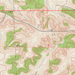United States Geological Survey Fall Creek, WI (1972, 24000-Scale) digital map