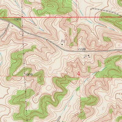 United States Geological Survey Fall Creek, WI (1972, 24000-Scale) digital map