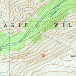 United States Geological Survey Fall Creek, WY (1991, 24000-Scale) digital map