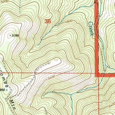 United States Geological Survey Fall Mountain, OR (1998, 24000-Scale) digital map