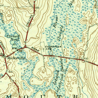 United States Geological Survey Fall River East, MA (1944, 31680-Scale) digital map