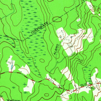 United States Geological Survey Fall River East, MA (1963, 24000-Scale) digital map