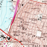 United States Geological Survey Fall River, MA-RI (1967, 24000-Scale) digital map