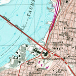 United States Geological Survey Fall River, MA-RI (1967, 25000-Scale) digital map