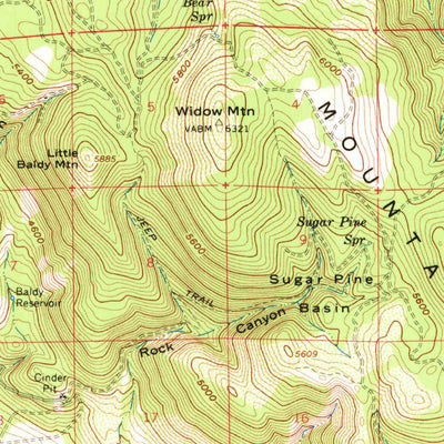 United States Geological Survey Fall River Mills, CA (1961, 62500-Scale) digital map