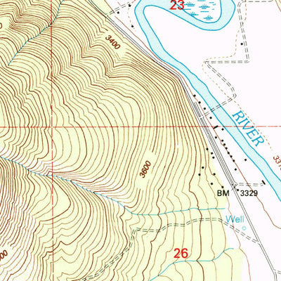 United States Geological Survey Fall River Mills, CA (1995, 24000-Scale) digital map