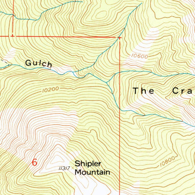 United States Geological Survey Fall River Pass, CO (1958, 24000-Scale) digital map