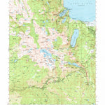 United States Geological Survey Fallen Leaf Lake, CA-NV (1955, 62500-Scale) digital map