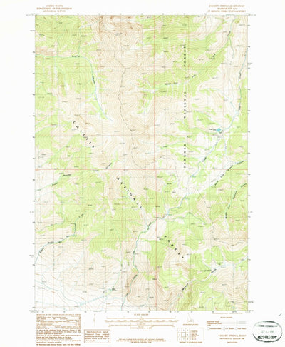 United States Geological Survey Fallert Springs, ID (1987, 24000-Scale) digital map
