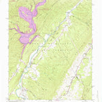 United States Geological Survey Falling Spring, VA-WV (1966, 24000-Scale) digital map