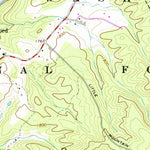 United States Geological Survey Falling Spring, VA-WV (1966, 24000-Scale) digital map