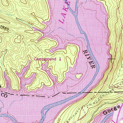 United States Geological Survey Falling Spring, VA-WV (1966, 24000-Scale) digital map