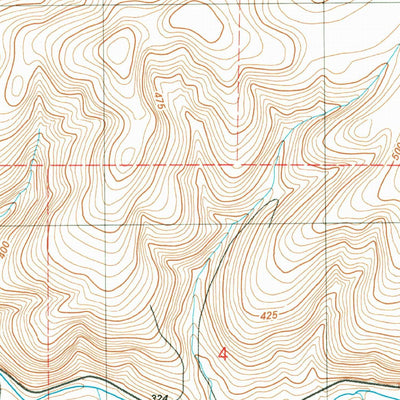 United States Geological Survey Falling Springs, WA (1981, 24000-Scale) digital map