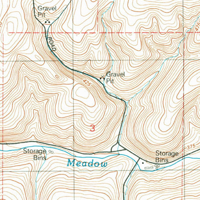 United States Geological Survey Falling Springs, WA (1981, 24000-Scale) digital map