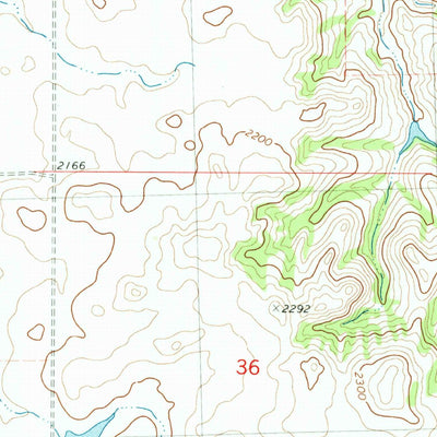 United States Geological Survey Fallon, ND (1980, 24000-Scale) digital map