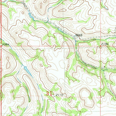United States Geological Survey Fallon, ND (1980, 24000-Scale) digital map