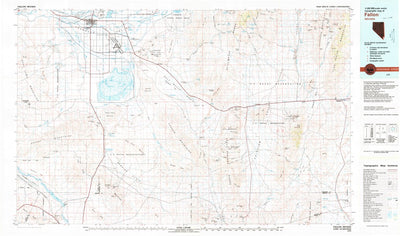 United States Geological Survey Fallon, NV (1979, 100000-Scale) digital map