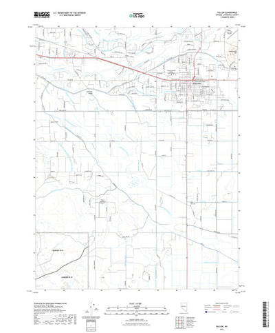 United States Geological Survey Fallon, NV (2021, 24000-Scale) digital map