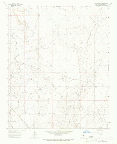 United States Geological Survey Fallon Ranch, NM (1964, 24000-Scale) digital map