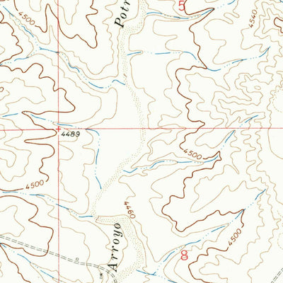 United States Geological Survey Fallon Ranch, NM (1964, 24000-Scale) digital map